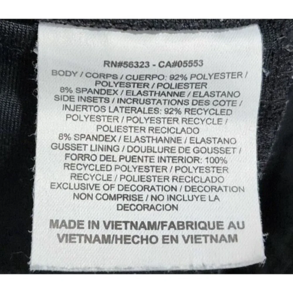 Nike Women's Dri-Fit Filament Running‎ Crop Capri Leggings Black 519841-010 Sz M